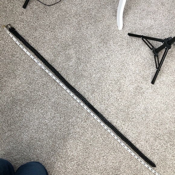 Genuine leather braided belt - Picture 4 of 4